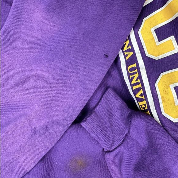 Vintage Jerzees East Carolina University Crew Neck Sweatshirt - Size XL - Picture 6 of 8